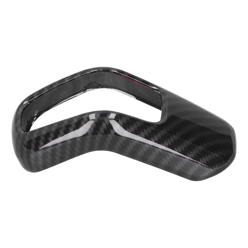 Gear Shift Knob Cover Trim Car Interior Decoration Fit for Land Rover Defender 2020-2021Carbon Fiber Style