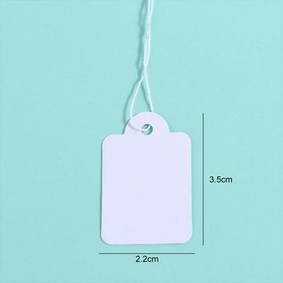Hanging 100Pcs DIY Apparel Sewing Sewing Supplies Price Display Cards Hang Tag Price Tag Garment Tag Price Label