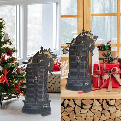 Weihnachts-Countdown-Kalender Holz-Tischkalender Dekoration Hans Gruber fällt von Plaza Kalender Countdown-Kalender Geschenk