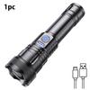 500LM Portable Flashlight 3 Light Modes LED Camping Flashlight Tactical Camping Lantern 1200Mah Waterproof for Emergency Using