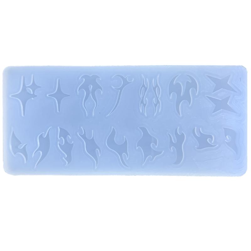 Parts Quicksand Silicone Mold Resin Shaking Cup Mold for Pendant Jewelry Keychain Decoration Making  Crafts