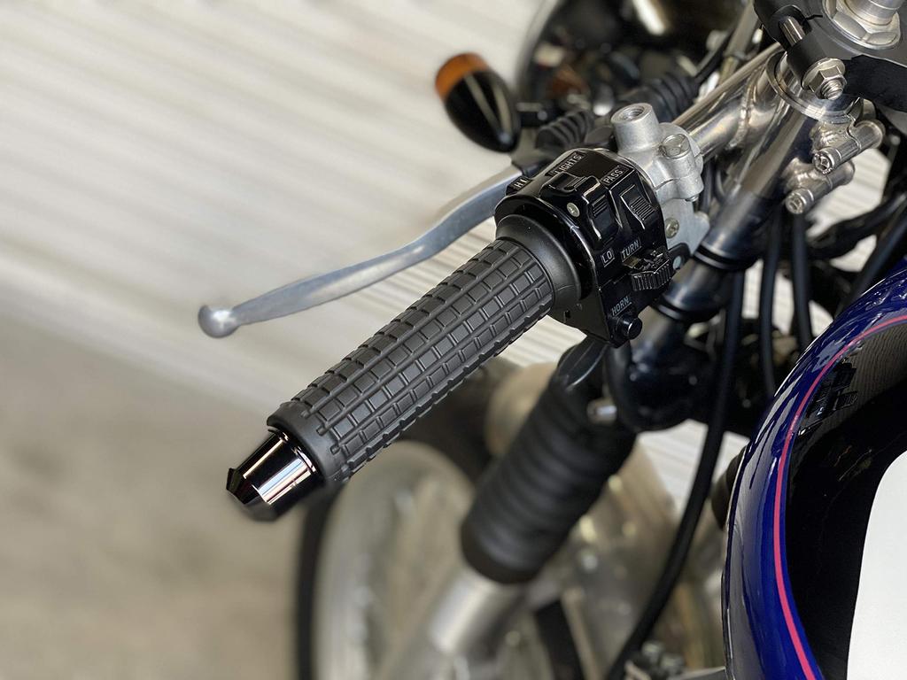 POSH 010372-GG Motorcycle Gun Grip for 0.9 inch (22.2 mm) Handles, Black