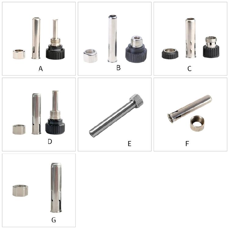 1Set Soldering Iron Tip Socket Soldering Station Iron Handle Accessories for 936