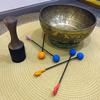 1pcs Double-Head Friction Mallet Silicone Gong Flumi for Yoga,Therapy,Meditation Percussion Muscial Instrument