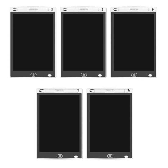 1/5Pcs LCD Writing Tablet with Pen 8.5-inch Rectangle Colorful Doodle Notepad Electronic Drawing Board Kids Adults Erasable Sketch Pad Educational Toy