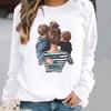 Women's Round Neck Pullover Hoodie for Spring, Autumn, and Winter
