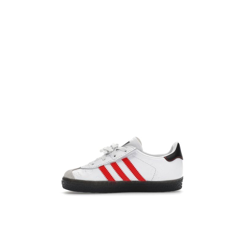 Adidas Hello Kitty x Gazelle Zapínání na suchý zip EL I 50. výročí Dětské tenisky Bílá Oblačná bílá Červená IH9956