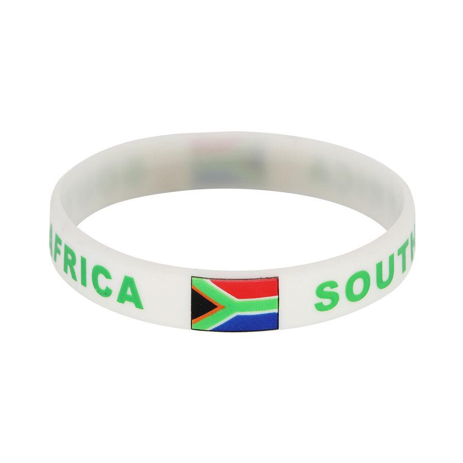 Silicone Wristband Flags: South Africa, Nigeria, Portugal, Japan, Sweden