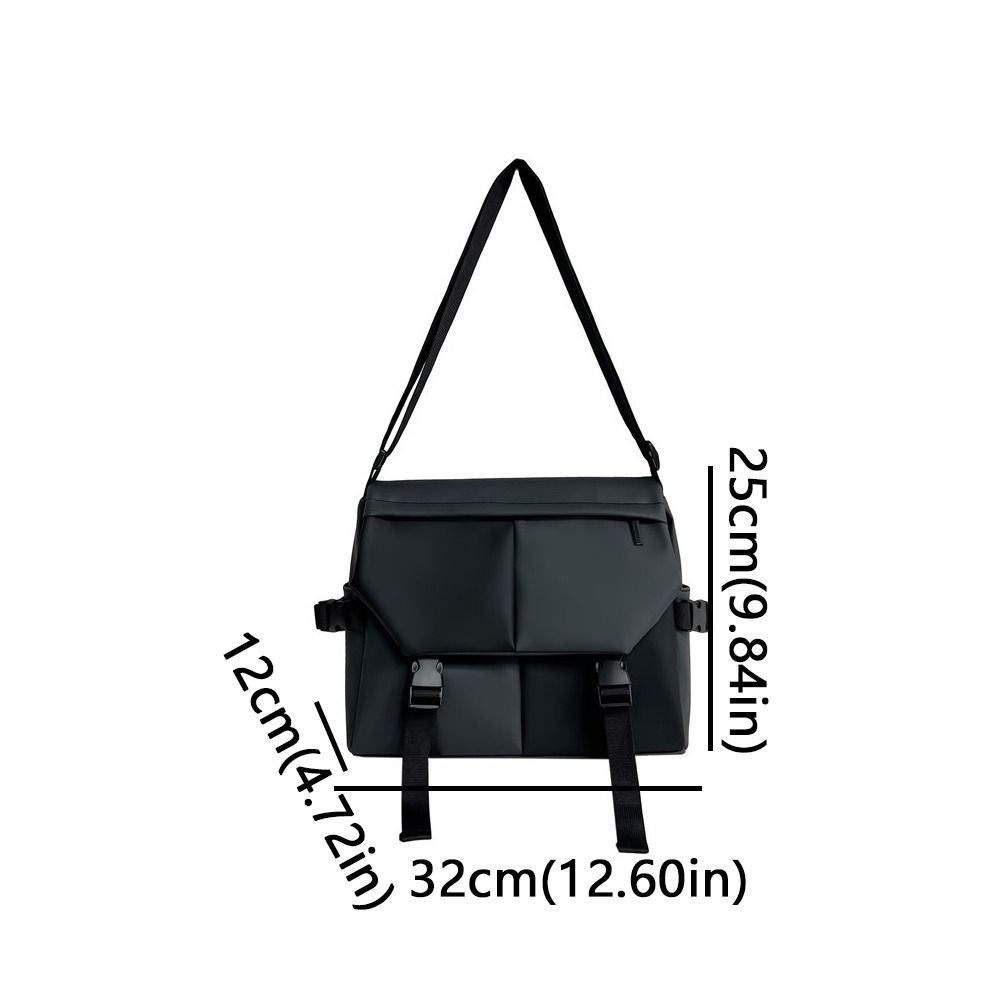 Nylon Crossbody Shoulder Bag Multi-pocket Large Capacity Bag Waterproof Messenger Bag  Cycling Use