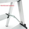 150KG Maximum Load 2 Step Stool Folding Ladder Anti Slip Safety Aluminium Ladder New