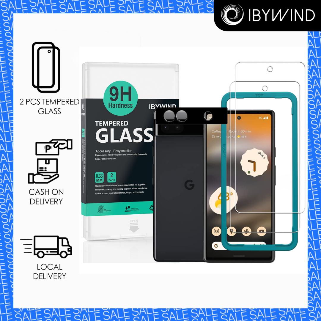 

Google Pixel 6/6A/7/7A Tempered Glass by IBYWIND – 9H Hardness, Anti-Scratch, Bubble-Free, HD Clear Pixel 6A (✅cam lens)