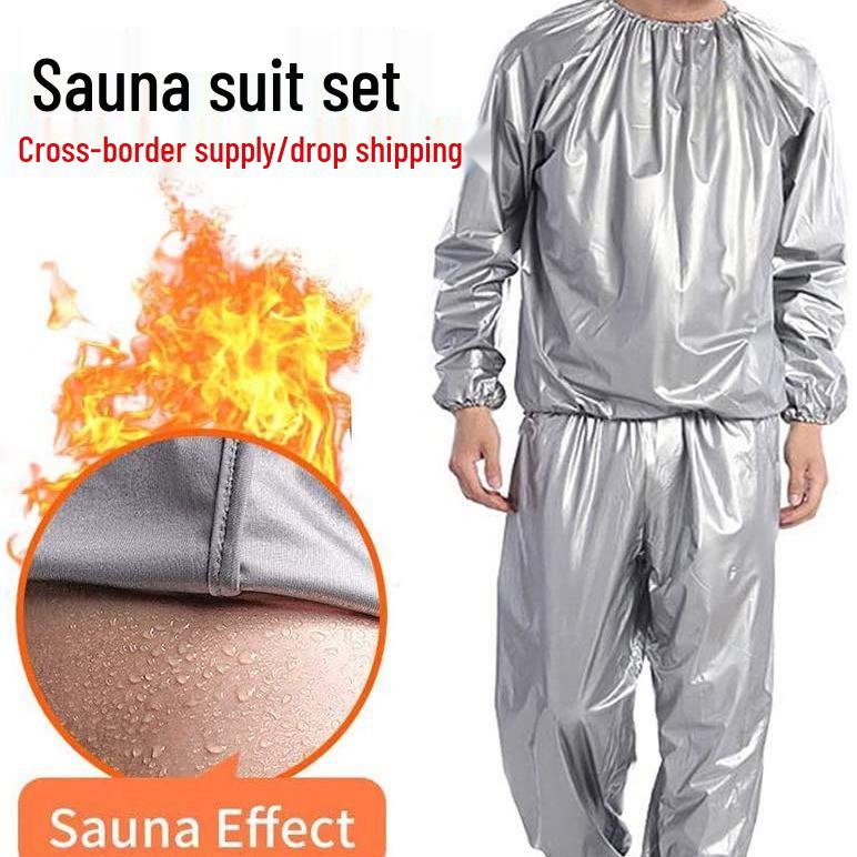 Tuta da Sauna Transfrontaliera in PVC ad Alta Densità per Fitness e Sudorazione