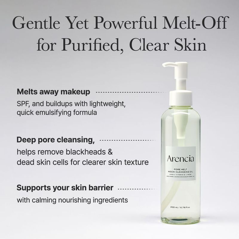 Arencia - Pore Melt Mochi Cleansing Oil