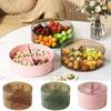 Large Capacity Food Storage Tray Multi-Grid Snack Storage Box Dried Fruit Snack Bowl  Nuts