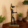 Ägyptische Mythologie Anubis Statue Kunstharzhandwerk für Heimdekoration in Schlafzimmer, Wohnzimmer und Arbeitszimmer