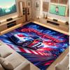 Fantasy Magic Theme Crystal Velvet Floor Rug Personalized Custom Name Text Warm Carpet Home Decoration