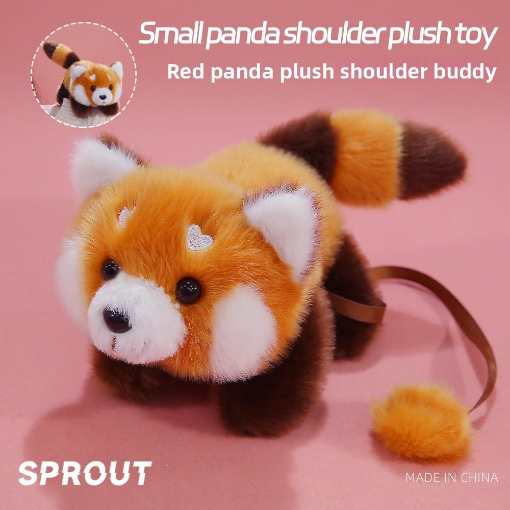 Soft Panda Plush Toy With Heart Eyebrows For Children And Gift Giving