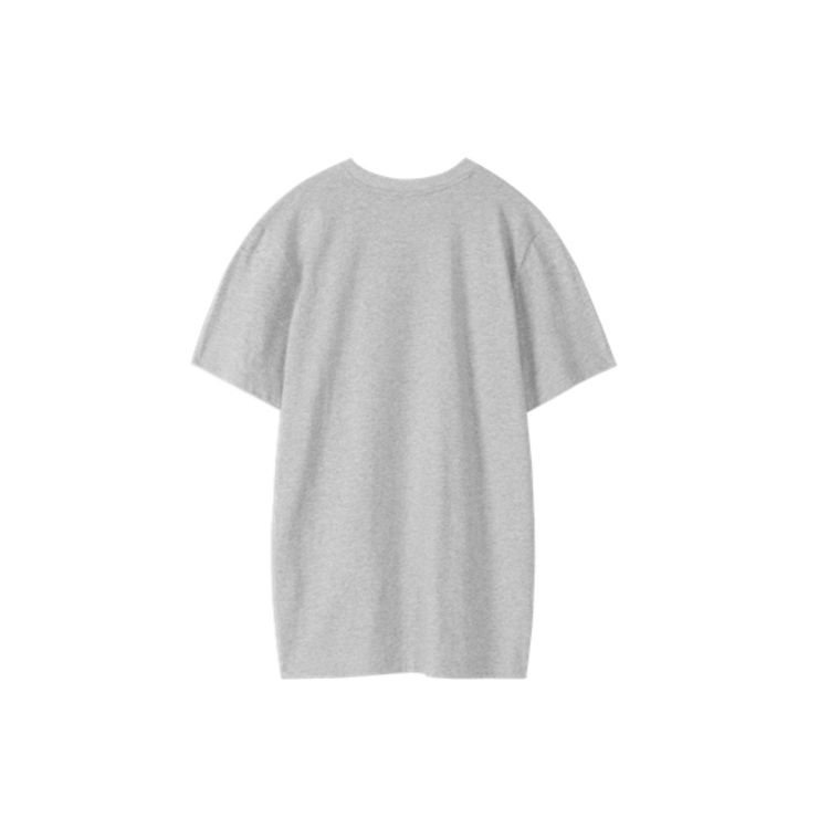 Skechers Solid Color Round Neck Fitted T-Shirt Men Tops Gray L220M157-004F