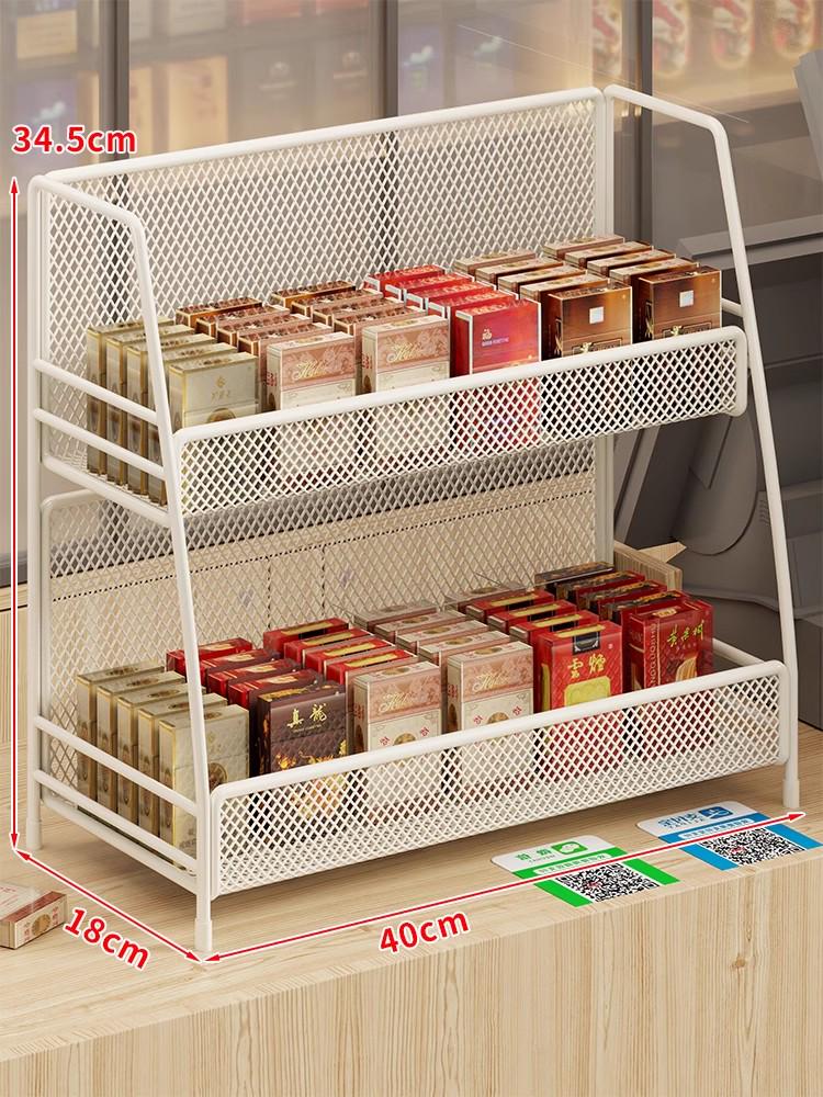 Multi-Layer Display Rack for Snacks, Baby Items, and Stationery in Convenience Stores and Pharmacies