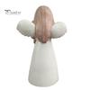 Unique Gifts for Cat Owners Angel Holding Puppy Figurine, Cute Dog Resin Statue Home Small Tabletop Sculptures Shelf Desk Decor, Handcrafted