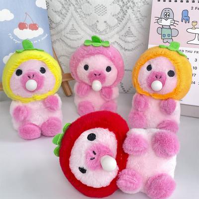 New Bubble Bubble Kapibala Plush Pendant Pink Capybara Doll Doll Doll Gift Grab Doll
