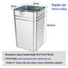 Thickened Galvanized Square Trash Can Inner Bin