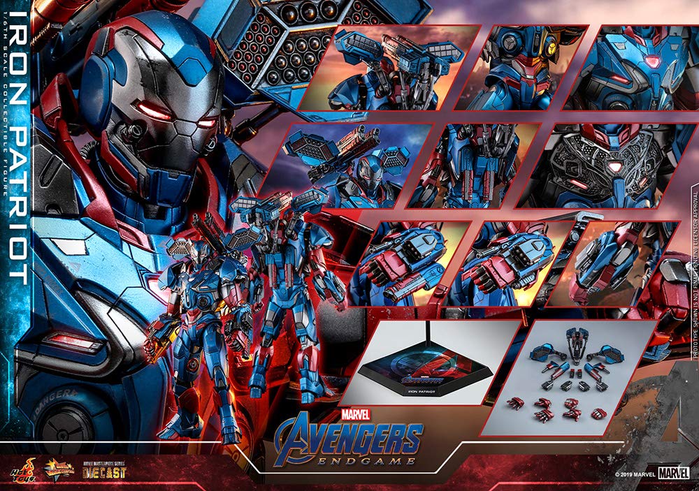 [Movie Masterpiece DIECAST] "Avengers: Endgame" 16 Scale Figure Iron Patriot