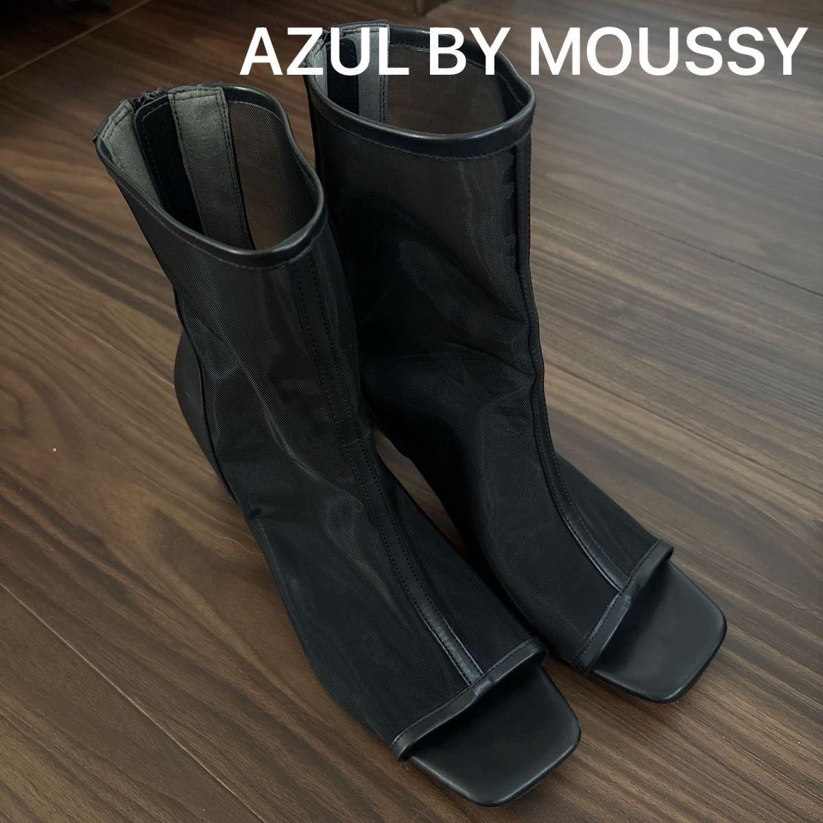 Super beautiful item! AZUL BY MOUSSY Sheer Boot Sandals Black