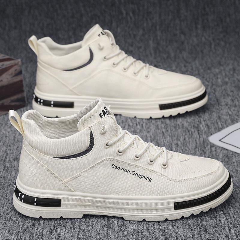 Spring Martin Boots High-top Little White Board Shoes New Summer Leisure Sports High-tide Shoes