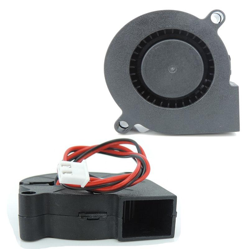 Ανεμιστήρας ψύξης 50mm DC 5v 12v 24V 5015 Radial Turbo Blower 50x15MM για αξεσουάρ 3D εκτυπωτή 50mm Brushless 5CM Cooler Fan