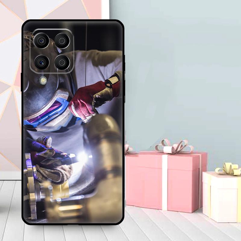Welder Welding Hot Metal Worker Case For Samsung Galaxy M16 M31 M21 M13 M33 M53 M15 M35 M55 M36 M56 M12 M32 M52 M14 M34 M54