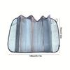 Foldable Silver Coated Car Windshield Sunshade UV Protection Heat Insulation Front Window Sun Shield Fit Most VehiclesWindshield Sunshades 1