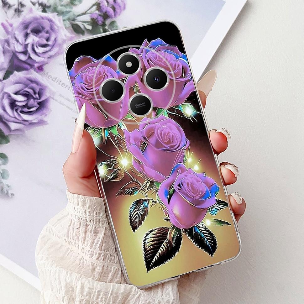 For Xiaomi Redmi 14C Casing Fashion Heart Cat Cover 6.88" Soft TPU Phone Protective Shell For Xiaomi Redmi 14R 14C Cases Coque