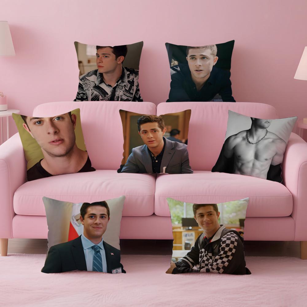 BBen Cross TV Character Cushion Cover Pillow Case Soft Friendly Fabric Concealed Zipper