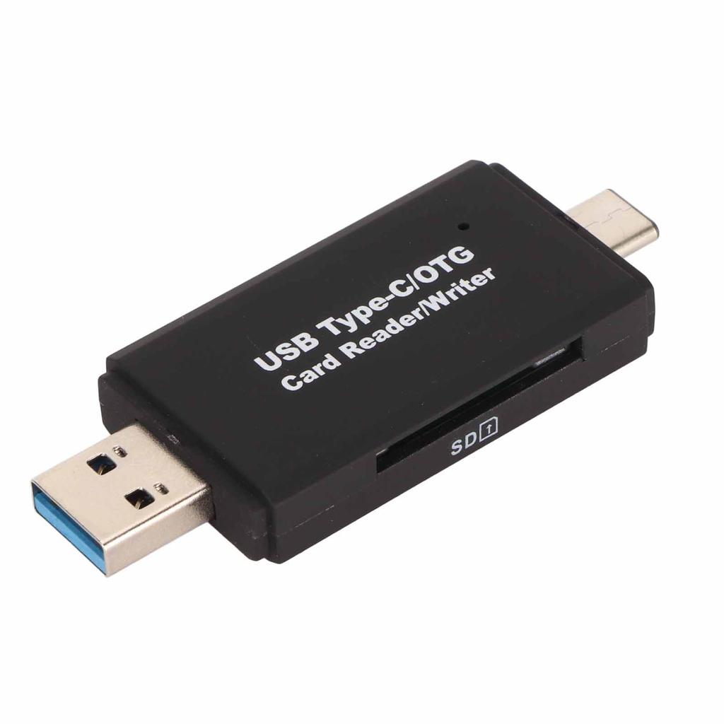USB C Memory Card Reader Professional Plug and Play OTG USB 3.0 Storage Card Reader Writer for Computer Cell Phone