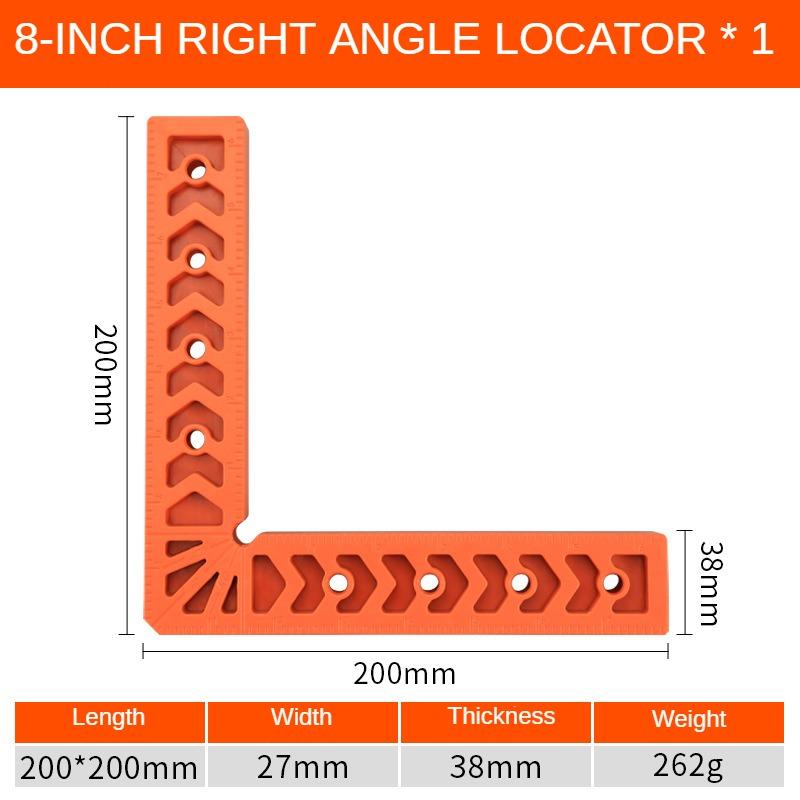 

Пластиковий тримач прямокутної лінійки 90° Допоміжний позиціонер Інструмент Overline L-подібна розпірка Фіксований кутовий захват Деревообробні інструменти