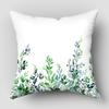 1pc Unique Floral Design Pillow Case For Home Decorative Pillows Cover Invisible Zippered Throw PillowCases 8.1