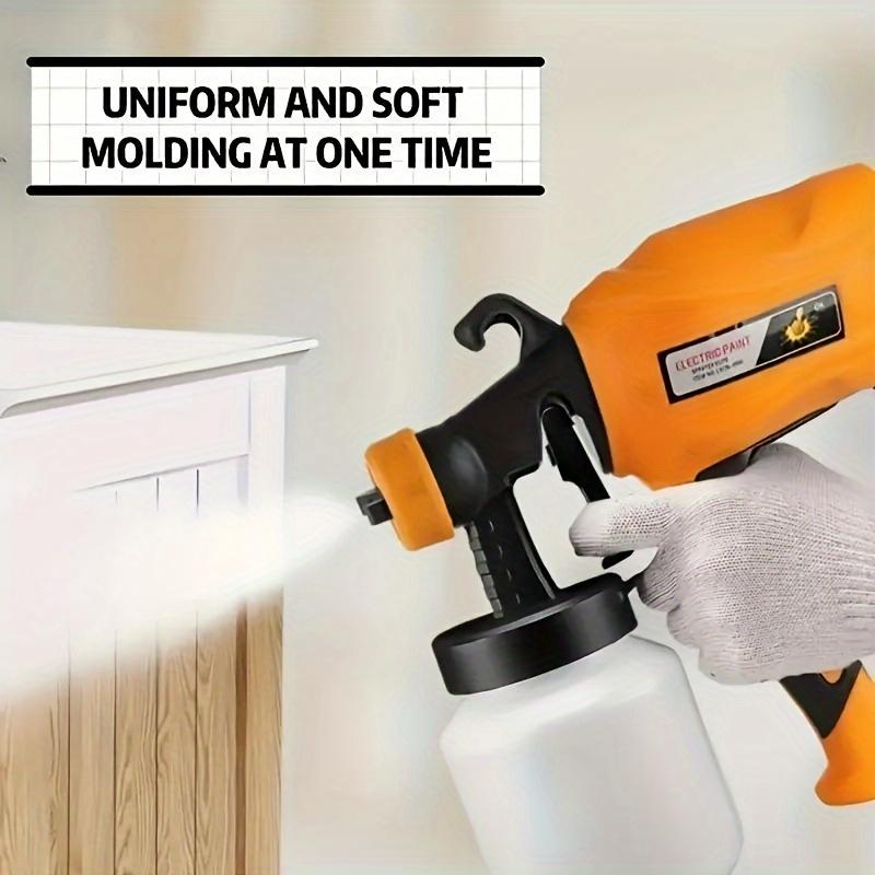 

1 Piece 9.4 X 9.4 30 Oz Paint Sprayer HVLP Electric Spray Gun, Two Nozzles Total, 3 Spray Modes For Metal Glass Rust Removal