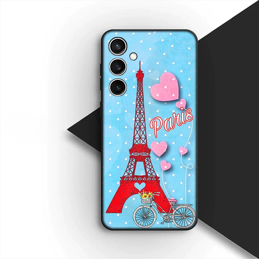 Cover for Samsung Galaxy S10 S8 S9 Plus A33 A34 A31 70 A71 A72 Note 20 9 8 S10E Phone Case France Paris Eiffel Tower London