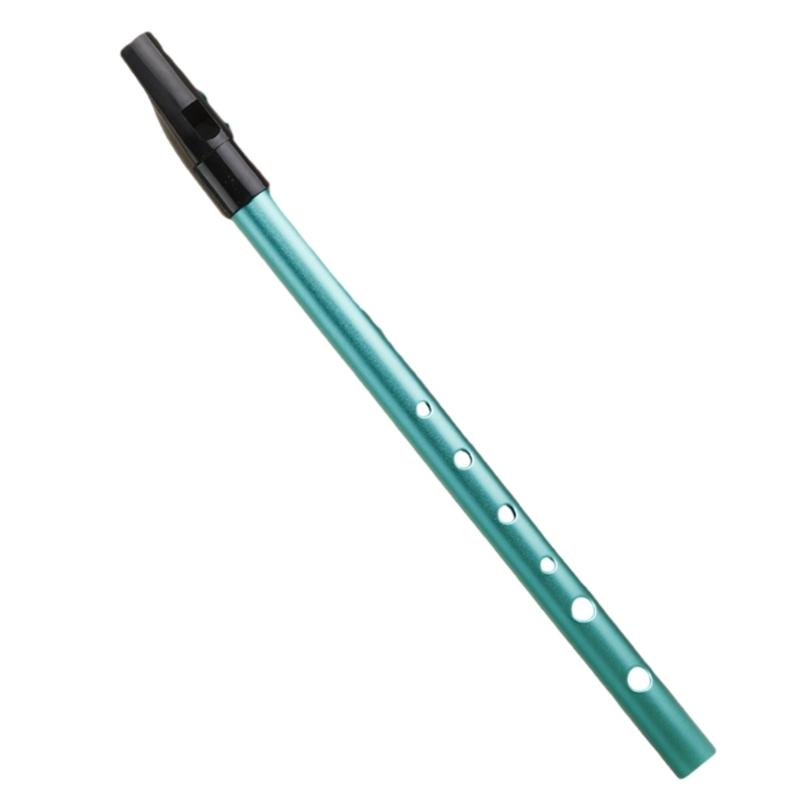 Tin Penny Whistle Flute 6 Hole Metal Flute C/D Key Irish Whistle Instrument Woodwind for Beginners Easy To Play