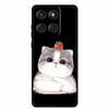 For Motorola G67 Power 5G 2025 Case Shockproof Soft Black Silicone Cute Cat Coque For Moto G67 Power Case 6.7" Cartoon Bumper