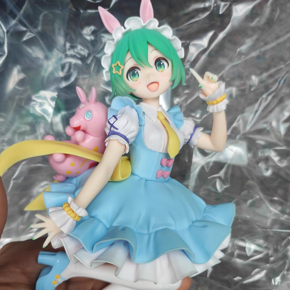 20CM Hatsune Miku Anime Figure Kawaii Fairy Tales Miku Action Figure Lollipop Girl Figurine PVC Collection Model Doll Toy