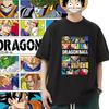 Dragon Ball Tshirt Mens Pure Cotton Casual  Round Neck Tshirt Short Sleeve Clothing Summer Sports Casual Short Sleeve Top