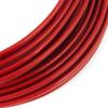 100m DRAHTSEIL in PVC 3/6mm ROT verzinkt Stahlseil Seil Draht Stahl