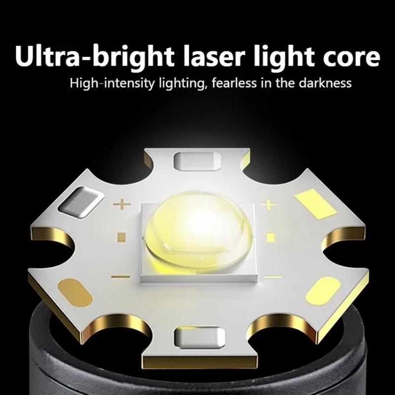 Wiederaufladbare Zoom LED Taschenlampe Kleine Taschenlampe Taschenlampe Laterne 3 Beleuchtungsmodi Tragbares Campinglicht Mini LED Taschenlampe