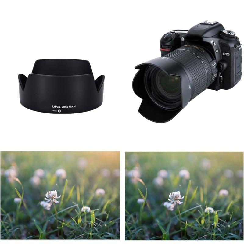 Lens Hood Reversible Guard For S DX 18-140mm 18-105mm 18-135mm 18-70mm Ensures Clear Photography
