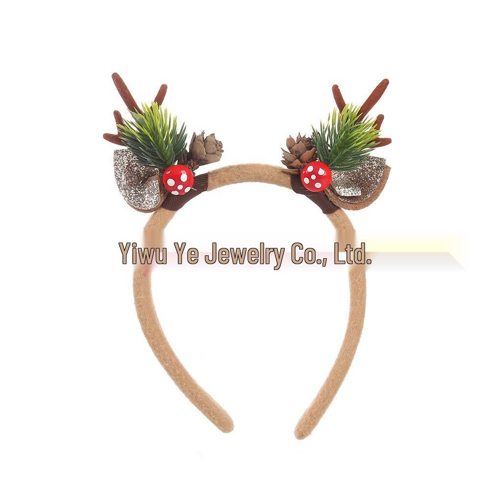 

Adult Reindeer Antler Headband for Christmas Cosplay and Stage Costumes