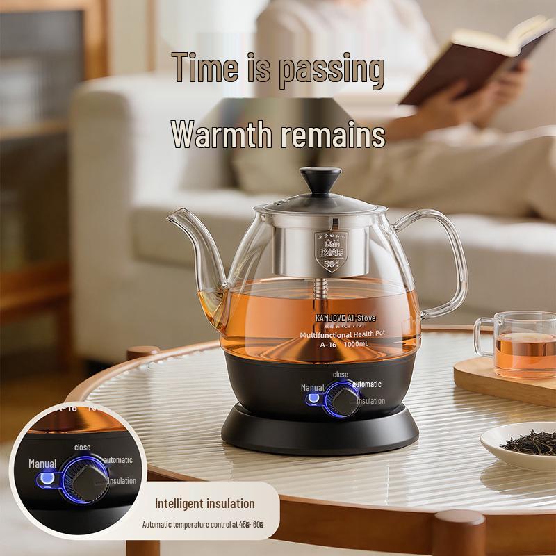 Jin Zao A-16 Golden 1L Tea Brewer & Health Pot with Spray Steam Function