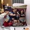Shameless Hot TV Pillow Covers Cartoon Sofa Decorative Home Double-sided Printing Short Plush Cute Cushion Cover