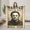 Halloween Michaels Myersed Warm Soft Blanket  Decorative Plush Throw Blanket Print Couch Chair Flannel Bedspread Sofa Bed Cover